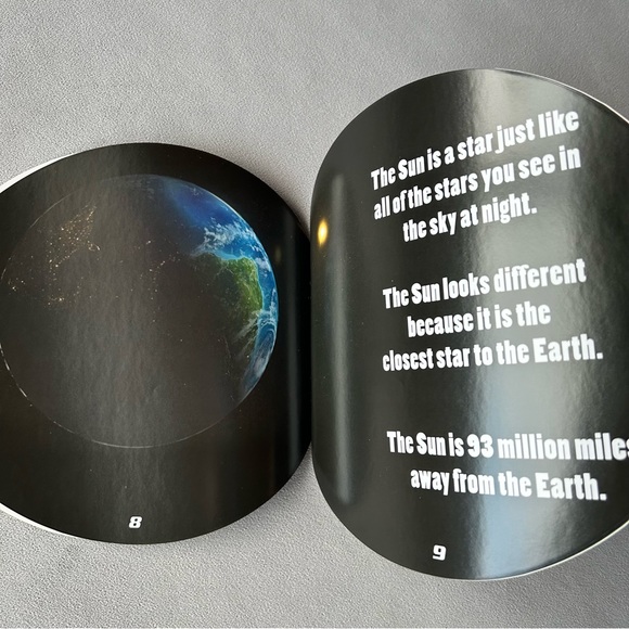 Set of 4 ~ All About Space ~ Books ~ Earth Sun Moon Solar System - Picture 4 of 12